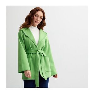 ☘️ NWT Draper James Green Blanket Stitch Jacket Sz L $90